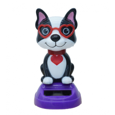 Güneş Enerjili Solar Sallanan Gözlüklü Kedi