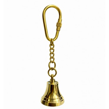 Pirinç Zil Tasarımlı Anahtarlık 