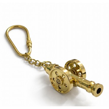 Pirinç Top Arabası Anahtarlık 