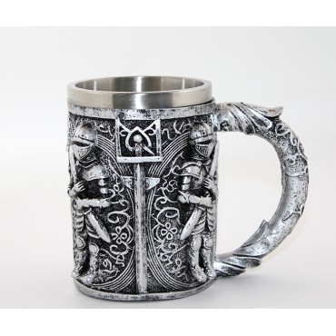 Paslanmaz Çelik Şövalye Kupa Bardak (Büyük Boy)