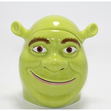 3D Shrek Tasarımı Porselen Kupa Bardak (Büyük Boy)