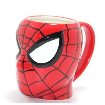 3D Spiderman Tasarımlı Porselen Kupa Bardak