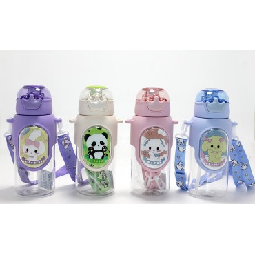 Sevimli 3D Desenli Su Matarası (BPA İçermez)