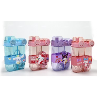 My Melody Çift Bölmeli Pipetli Suluk 