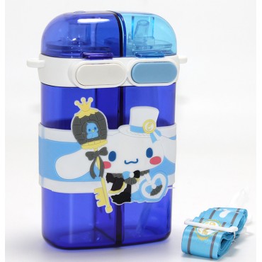Cinnamoroll Figürlü Çift Bölmeli Pipetli Suluk 