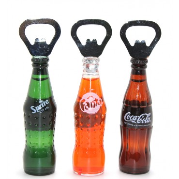 İkonik İçecek Şişesi Tasarımlı Magnetli Şişe Açacağı - Model 2