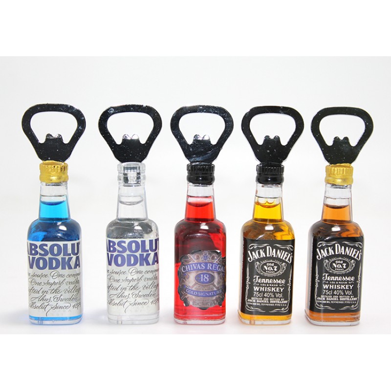 İkonik İçecek Şişesi Tasarımlı Magnetli Şişe Açacağı - Model 1 