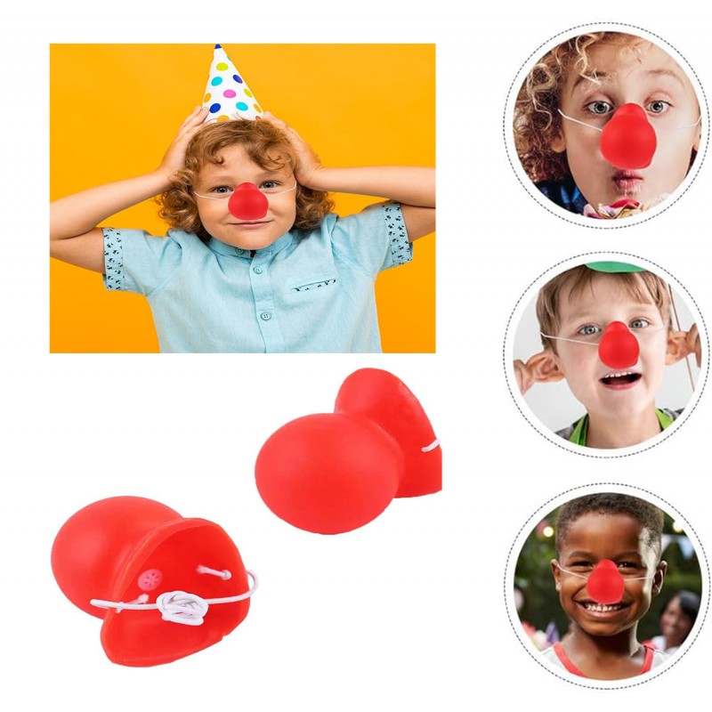 Kırmızı Renk Lastikli Burun Palyaço Burun
