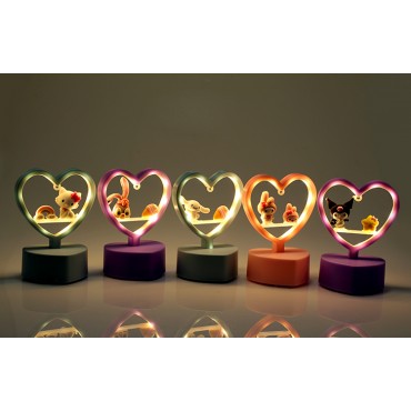 Kalpli Figürlü Masaüstü LED Lamba 