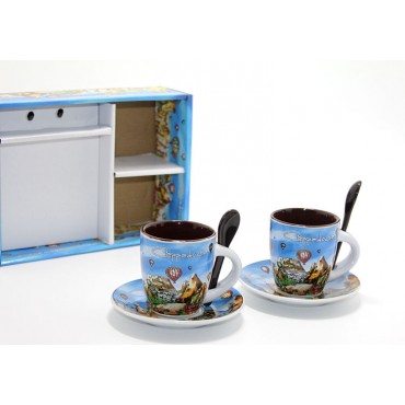 Yöresel İkili Fincan Seti 