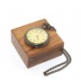 Ahşap Kutulu Pirinç Köstekli Saat