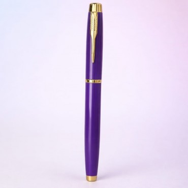 Premium Mor Metal Roller Kalem