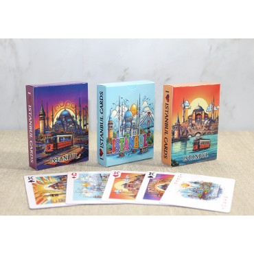 İstanbul Temalı İskambil Oyun Kartı 