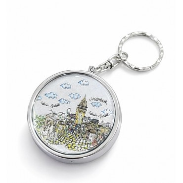 İstanbul Temalı Küllük Anahtarlık - Model 2 