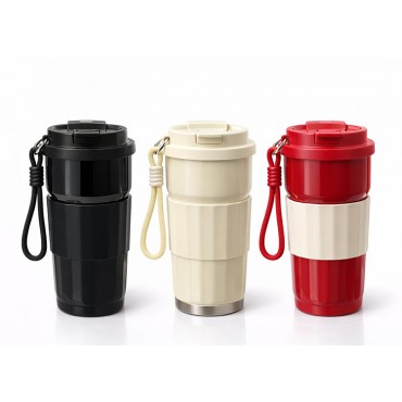 Paslanmaz Çelik Silikon Sleeve Termos Bardak 