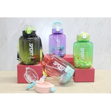 1100 ml Pipetli Su Matarası Suluk 