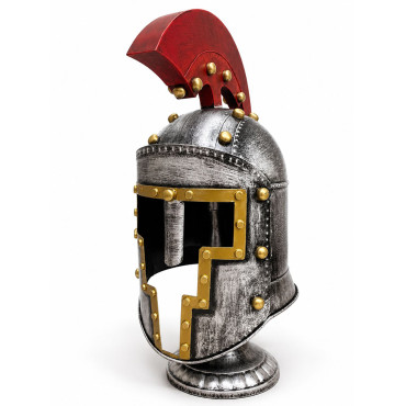 Şövalye Miğferi Biblosu - Metal - 53x16 cm Dekoratif Obje 