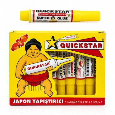 1.4 Gram Japon Yapıştırıcı - 1 Adet - İnce Uçlu Başlık - Hızlı Kuruma Özellikli 