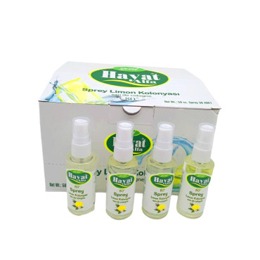 Sprey Kolonya - 50 ml - Limon Kolonyası - 80°