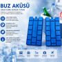 Plastik Buz Aküsü - Dolu - Uzun Süre Soğuk Tutan İdeal Soğutucu