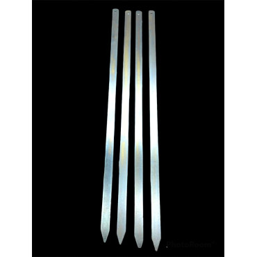 Geniş Yassı Metal Adana Kebap Şişi - 50 cm