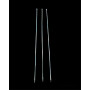 Burgulu Kuşbaşı Şişi - Metal - Kalın Kare - 50 cm