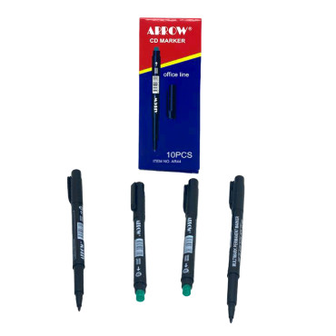 Siyah CD Kalemi - Marker - Asetat Kalemi 