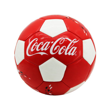 Nostaljik Futbol Topu - Dikişli - Kırmızı Beyaz 