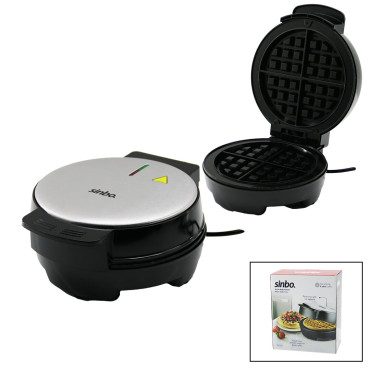 Sinbo Belçika Waffle Makinesi - 4 Waffle Kapasiteli - Yapışmaz Plaka 