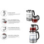 Sinbo 2'si 1 Arada Çaycı - Kettle - 2.0L + 1.2L Kapasite - Cam Gövde
