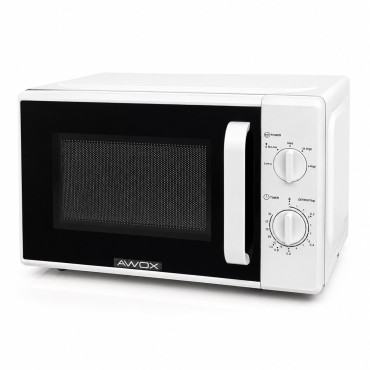 Beyaz Mikrodalga Fırın - Klasik Ön Panel - 20 Litre Kapasite 