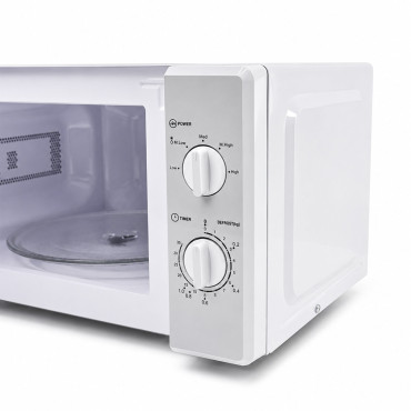 Beyaz Mikrodalga Fırın - Klasik Ön Panel - 20 Litre Kapasite 