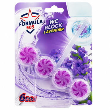 4'lü WC Blok - Lavanta Kokulu - 2 Adet - 6 Etkili - 200 gr
