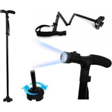 Katlanabilir Işıklı Baston Trusty Cane