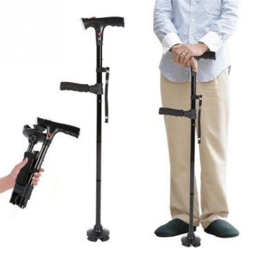 Katlanabilir Işıklı Baston Trusty Cane