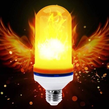 ALEVLİ LED AMPUL ALEV ATEŞ EFEKTLİ LAMBA