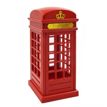 Nostaljik London Telefon Kulübesi Gece Lambası