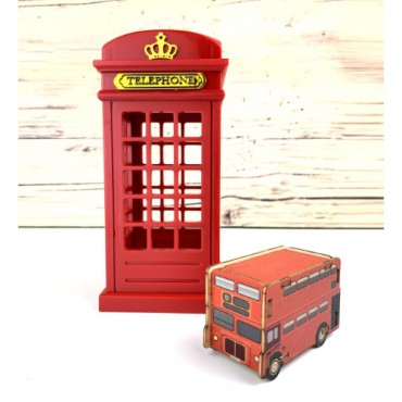 Nostaljik London Telefon Kulübesi Gece Lambası