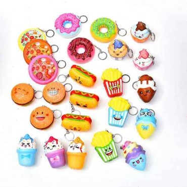 Squishy Yumuşacık Anahtarlık Seti 12 Adet