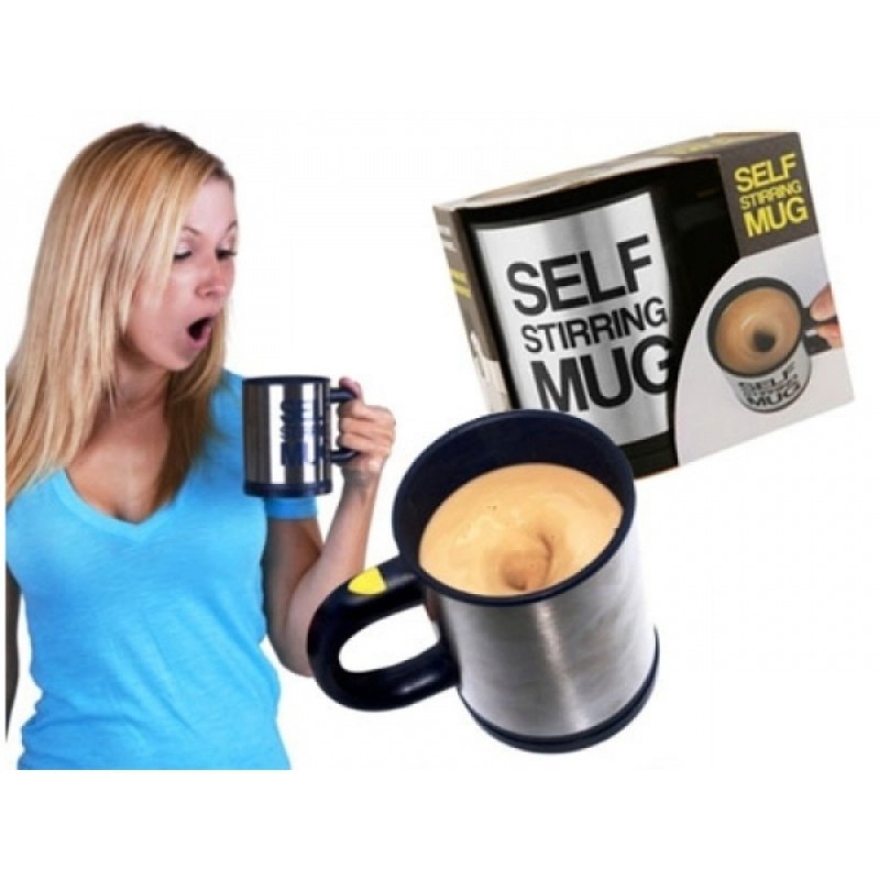 Karıştırıcı Özellikli Mikser Kupa Bardak Self Stirring Mug