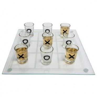 Shot Bardak Tic Tac Toe Oyunu