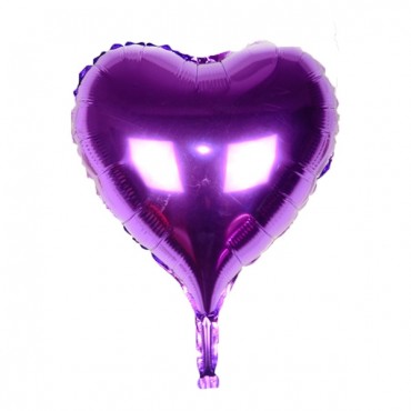 Mor Kalp Uçan Folyo Balon 80 Cm.
