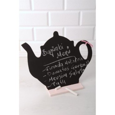 Çaydanlık Şekline Yazı Tahtası