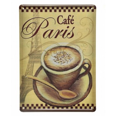  Cafe Paris Metal Levha 20*30
