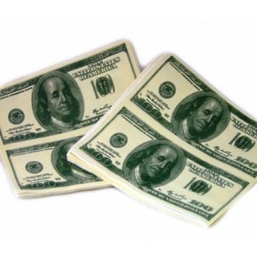  Dolar Şeklinde Peçete Dollar Napkin