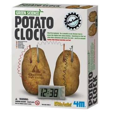  Elektriğini Patatesten Üreten Saat