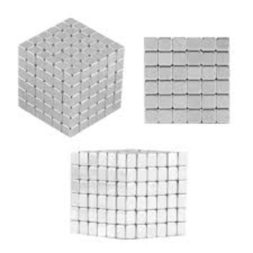 216 Adet 5x5x5 mm Sihirli Manyetik Küpler Neodyum Mıknatıs