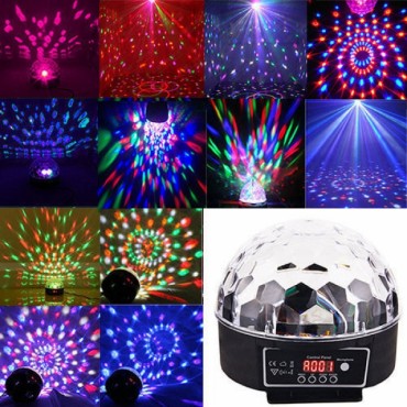 Sese Duyarlı Kumandalı Disco Topu