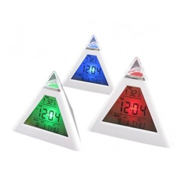 Renk Değiştiren Piramit Saat