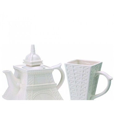 Eyfel Tasarımlı Porselen Çay Seti
